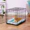 Show in main carousel: MidWest Quiet Time Fashion Plush Bolster Dog Crate Mat, Powder Blue, 30-in slide 3 of 7