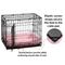Show in main carousel: MidWest Quiet Time Fashion Plush Double Bolster Dog Crate Mat, Pink, 30-in slide 3 of 6