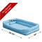 Show in main carousel: MidWest Quiet Time Fashion Plush Double Bolster Dog Crate Mat, Powder Blue, 30-in slide 2 of 6