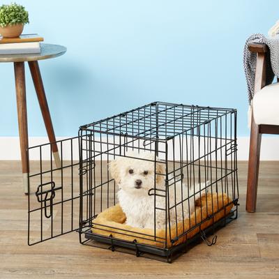 Show full view: MidWest Quiet Time Fleece Dog Crate Mat, Cinnamon, 18-in slide 3 of 9