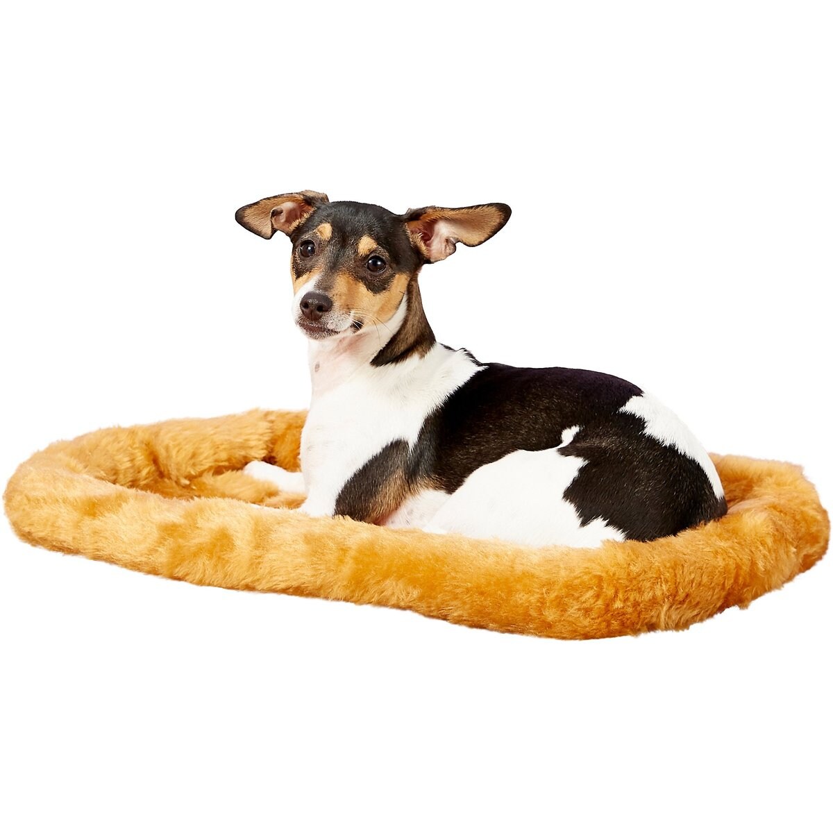 MidWest Cinnamon Fleece Pet Bed & Crate Mat, 22-inch, 2-11-lbs