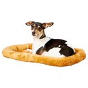 MidWest Quiet Time Fleece Dog Crate Mat, Cinnamon, 22-in