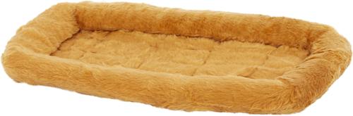 Show full view: MidWest Quiet Time Fleece Dog Crate Mat, Cinnamon, 22-in slide 2 of 9