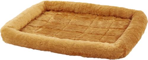 Show full view: MidWest Quiet Time Fleece Dog Crate Mat, Cinnamon, 30-in slide 2 of 9