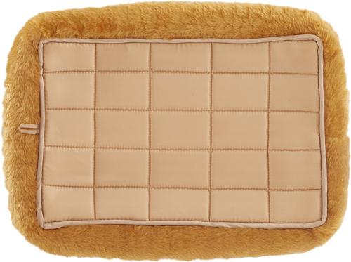 Show full view: MidWest Quiet Time Fleece Dog Crate Mat, Cinnamon, 30-in slide 6 of 9