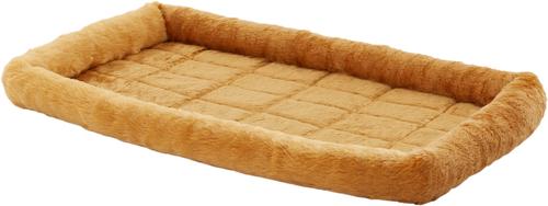 Show full view: MidWest Quiet Time Fleece Dog Crate Mat, Cinnamon, 36-in slide 2 of 9