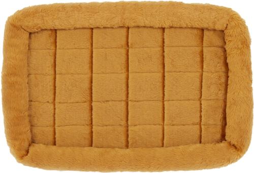 Show full view: MidWest Quiet Time Fleece Dog Crate Mat, Cinnamon, 36-in slide 5 of 9