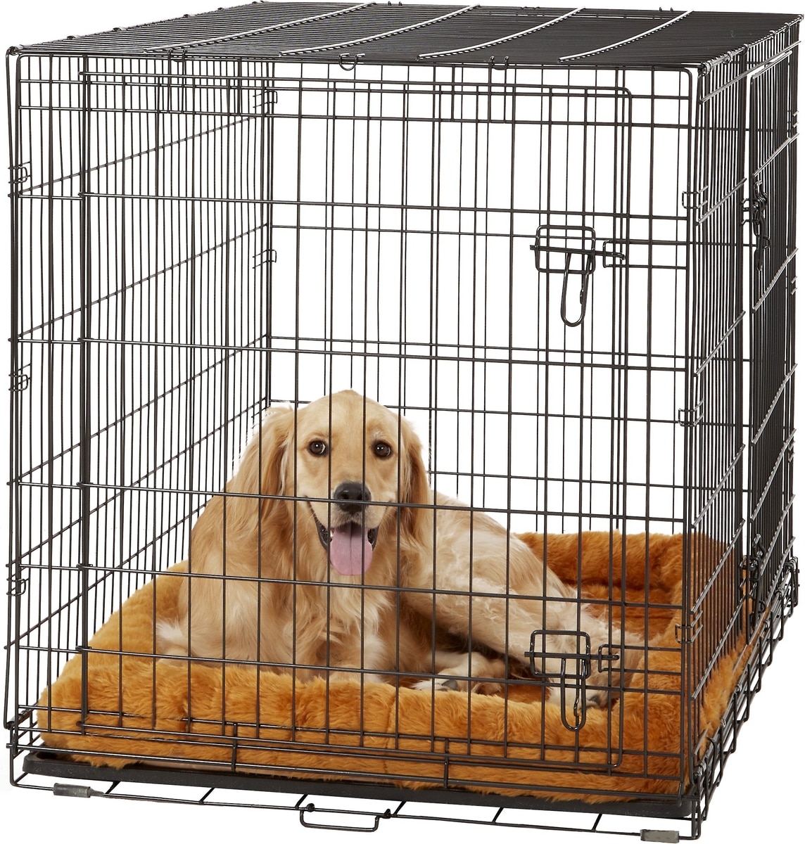 Photo inspiration: Visual Reference: Midwest Quiet Time Fleece Dog Crate Mat Cinnamon 48 In