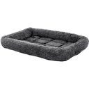 MidWest Quiet Time Fleece Dog Crate Mat, Gray, 18-in