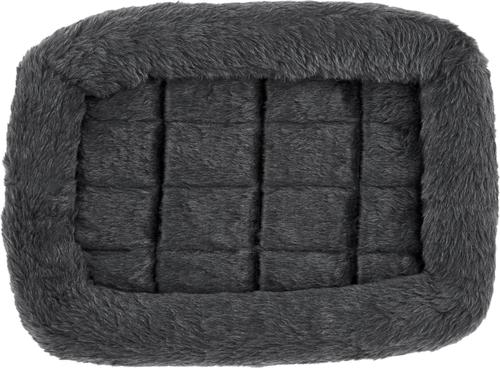 Show full view: MidWest Quiet Time Fleece Dog Crate Mat, Gray, 18-in slide 5 of 9