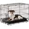 Show in main carousel: MidWest Quiet Time Fleece Dog Crate Mat, Gray, 22-in slide 2 of 9
