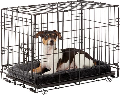 MidWest Quiet Time Fleece Dog Crate Mat
