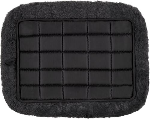 Show full view: MidWest Quiet Time Fleece Dog Crate Mat, Gray, 24-in slide 6 of 9