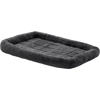 MidWest MidWest Gray Fleece Pet Bed & Crate Mat, 30-in bed, 26 to 40-lbs