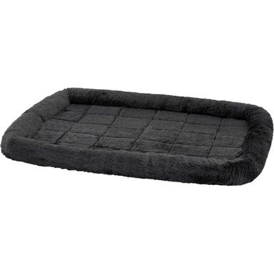 MidWest MidWest Gray Fleece Pet Bed & Crate Mat, 36-in bed, 41 to 71-lbs