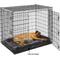 Show in main carousel: MidWest Quiet Time Fleece Dog Crate Mat, Gray, 54-in slide 3 of 9