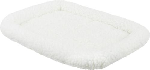 Show full view: MidWest Quiet Time Fleece Dog Crate Mat, Natural, 18-in slide 2 of 9