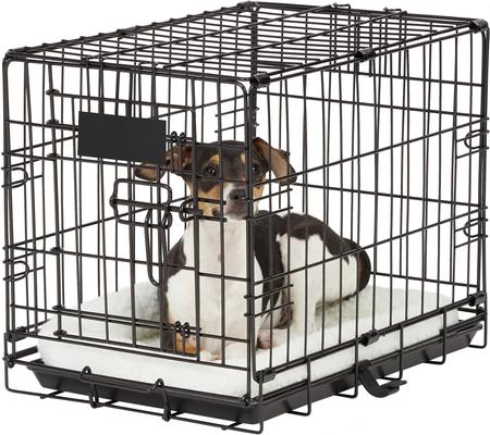 Show full view: MidWest Quiet Time Fleece Dog Crate Mat, Natural, 18-in slide 4 of 9