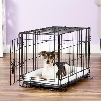 Show full view: MidWest Quiet Time Fleece Dog Crate Mat, Natural, 22-in slide 3 of 9