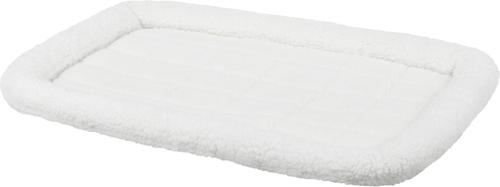 Show full view: MidWest Quiet Time Fleece Dog Crate Mat, Natural, 30-in slide 2 of 9