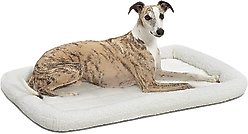 MidWest Quiet Time Fleece Dog Crate Mat, Natural, 36-in slide 1 of 7