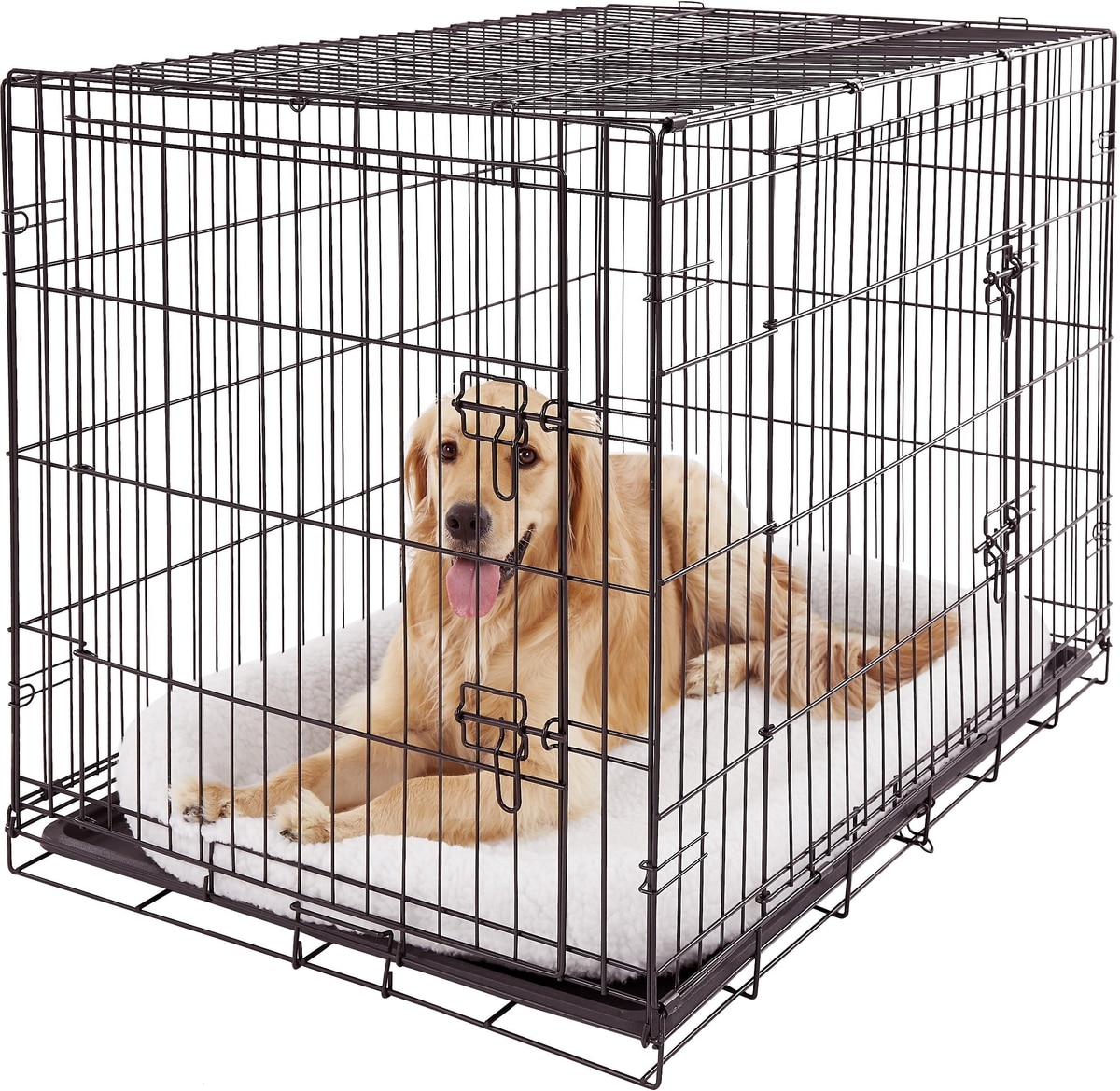 Curated visual reference: Picture Idea: Midwest Quiet Time Fleece Dog Crate Mat Natural 42 In