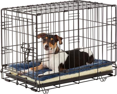 MidWest Quiet Time Fleece Reversible Dog Crate Mat