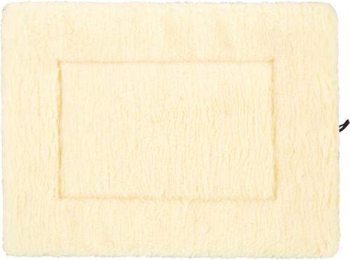 Show full view: MidWest Quiet Time Fleece Reversible Dog Crate Mat, Blue Paw Print, 24-in slide 6 of 8