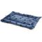 Show in main carousel: MidWest Quiet Time Fleece Reversible Dog Crate Mat, Blue Paw Print, 36-in slide 1 of 8