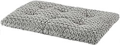 MidWest Quiet Time Ombre Swirl Crate Mat, Grey, 24-in + Quiet Time Crate Cover, Gray Geometric, 24-in slide 2 of 9