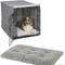 Show in main carousel: MidWest Quiet Time Ombre Swirl Crate Mat, Grey, 42-in + Quiet Time Crate Cover, Gray Geometric, 42-in slide 1 of 10