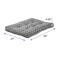 Show in main carousel: MidWest Quiet Time Ombre Swirl Crate Mat, Grey, 42-in + Quiet Time Crate Cover, Gray Geometric, 42-in slide 3 of 10