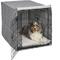 Show in main carousel: MidWest Quiet Time Ombre Swirl Crate Mat, Grey, 42-in + Quiet Time Crate Cover, Gray Geometric, 42-in slide 6 of 10