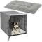 Show in main carousel: MidWest Quiet Time Ombre Swirl Crate Mat, Grey, 48-in + Quiet Time Crate Cover, Gray Geometric, 48-in slide 1 of 10