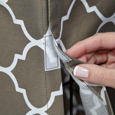 Show full view: MidWest Quiet Time Ombre Swirl Crate Mat, Taupe, 36-in + Quiet Time Crate Cover, Brown Geometric, 36-in slide 7 of 9