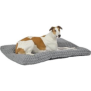 MidWest Quiet Time Ombre Swirl Dog Crate Mat, Gray, 54-in