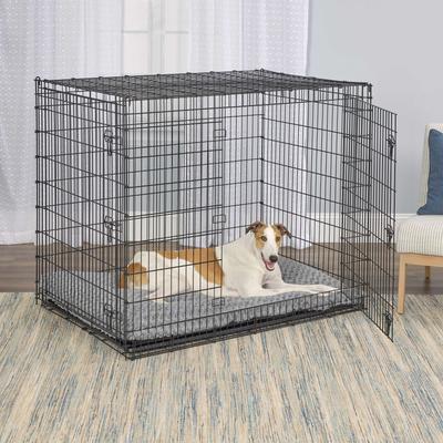 Show full view: MidWest Quiet Time Ombre Swirl Dog Crate Mat, Gray, 54-in slide 5 of 7