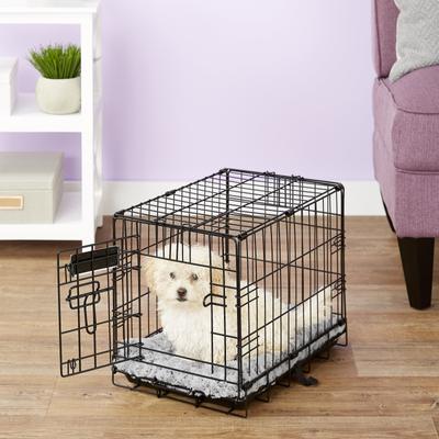 Show full view: MidWest Quiet Time Ombre Swirl Dog Crate Mat, Grey, 18-in slide 4 of 9