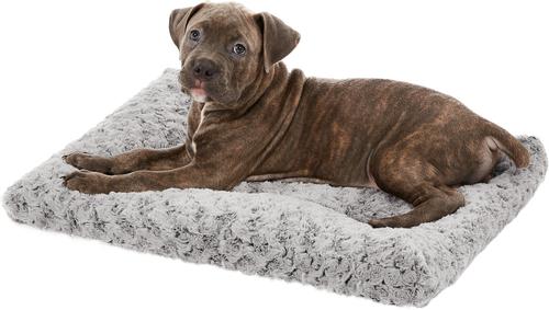 Show full view: MidWest Quiet Time Ombre Swirl Dog Crate Mat, Grey, 24-in slide 5 of 9