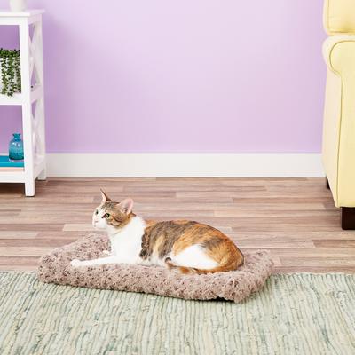 Show full view: MidWest Quiet Time Ombre Swirl Dog Crate Mat, Taupe, 18-in slide 4 of 10
