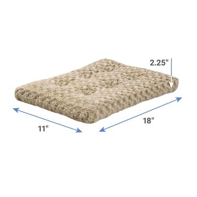 Show full view: MidWest Quiet Time Ombre Swirl Dog Crate Mat, Taupe, 18-in slide 8 of 10