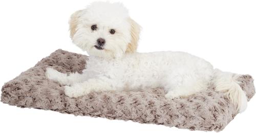 Show full view: MidWest Quiet Time Ombre Swirl Dog Crate Mat, Taupe, 22-in slide 5 of 10