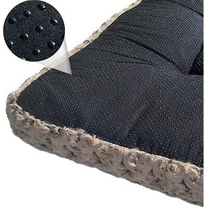 MidWest Quiet Time Ombre Swirl Dog Crate Mat, Taupe, 42-in