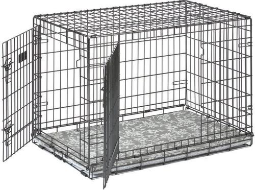 Show full view: MidWest Quiet Time Reversible Crate Pan Cover Dog & Cat Crate, Gray, Intermediate slide 3 of 10