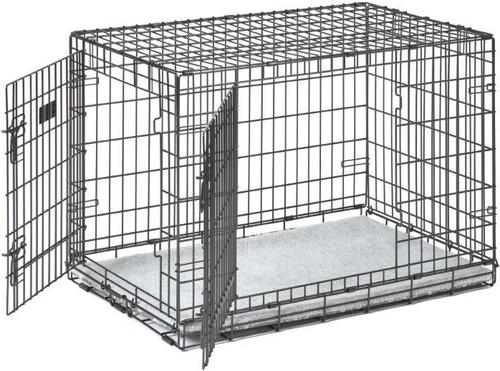 Show full view: MidWest Quiet Time Reversible Crate Pan Cover Dog & Cat Crate, Gray, Intermediate slide 5 of 10