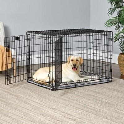 Show full view: MidWest Quiet Time Reversible Crate Pan Cover Dog & Cat Crate, Gray, Large  slide 5 of 8