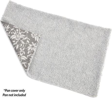 Show full view: MidWest Quiet Time Reversible Crate Pan Cover Dog & Cat Crate, Gray, Medium slide 2 of 9