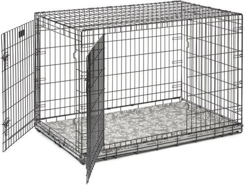 Show full view: MidWest Quiet Time Reversible Crate Pan Cover Dog & Cat Crate, Gray, X-Large slide 3 of 9