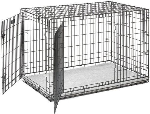 Show full view: MidWest Quiet Time Reversible Crate Pan Cover Dog & Cat Crate, Gray, X-Large slide 4 of 9