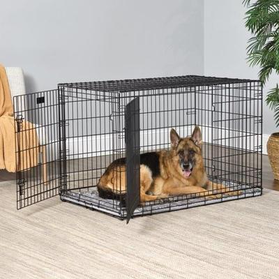Show full view: MidWest Quiet Time Reversible Crate Pan Cover Dog & Cat Crate, Gray, X-Large slide 5 of 9